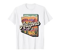 T-Shirt Drapeau de l'Arizona - Arizona Cactus Desert AZ Pride T-Shirt