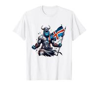 T-Shirt Drapeau de l'Islande, t-Shirt islandais, t-Shirt islandais pour Femme T-Shirt