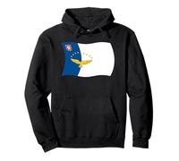 T-Shirt Drapeau des Açores ondulé Sweat à Capuche