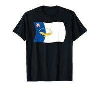 T-Shirt Drapeau des Açores ondulé T-Shirt