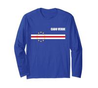 T-Shirt Drapeau du Cap-Vert pour Femmes et Hommes Cape Cap-Verdien Manche Longue