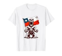 T-Shirt Drapeau du Chili, t-Shirt du Chili pour Femmes et Enfants T-Shirt