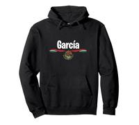 T-Shirt Drapeau du Mexique Espagnol Cadeau d'anniversaire Nom Garcia Sweat à Capuche
