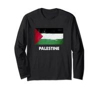 T-shirt drapeau palestinien | Palestine Manche Longue