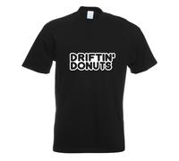 T-Shirt Driftin' Donuts Imprimé Design Amusant