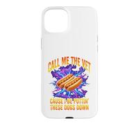 T-Shirt Drôle Bootleg Grilling Hotdog Dog Meme Funny Coque pour iPhone 15 Plus