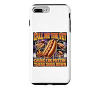 T-Shirt Drôle Bootleg Grilling Hotdog Dog Meme Funny Coque pour iPhone 7 Plus/8 Plus