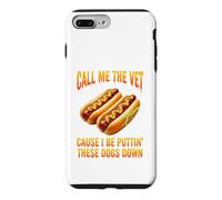 T-Shirt Drôle Bootleg Grilling Hotdog Dog Meme Funny Coque pour iPhone 7 Plus/8 Plus