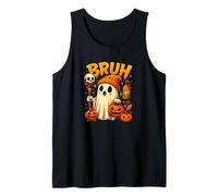 T-Shirt Drôle Bruh Fantôme Citrouille Halloween Débardeur