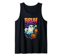 T-Shirt Drôle Bruh Fantôme Citrouille Halloween Débardeur