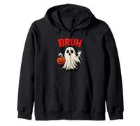T-Shirt Drôle Bruh Fantôme Citrouille Halloween Sweat à Capuche