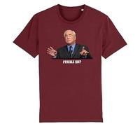 T-Shirt DSK - J'encule Qui? - pour Homme - Imprimé en France - Coton 100% Bio - Cadeau Anniversaire EVG Humour Original Rigolo (Bordeaux, L)