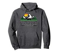 T-Shirt du Parc National de Grand Teton Wyoming Tetons Sweat à Capuche