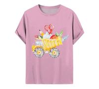 T-Shirt du Premier Jour de la Maternelle pour Tout-Petits, t-Shirt du Premier Jour d'école pour garçons et Filles pour la Maternelle Hauts Courts pour Fille Décontractée (9-10 Years)
