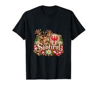 T-Shirt du Tyrol du Sud du Tyrol du Sud, Aigle, Edelweiss, Alpes, Cadeau T-Shirt Graphique avec Valeur