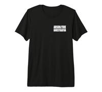 T-Shirt d'uniforme de Pompier Arson Fire Investigator T-Shirt Haut de Gamme