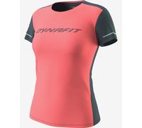 T-shirt Dynafit Alpine 2 manches courtes rose corail femme - S