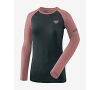 T-shirt Dynafit Alpine Pro manche longue bleu nuit rose femme - XS