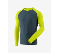 T-shirt Dynafit Alpine Pro manches longues gris bleu-jaune - M