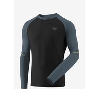 DYNAFIT Alpine Pro M L/s Tee - Homme - Noir / Bleu - taille S- modèle 2026