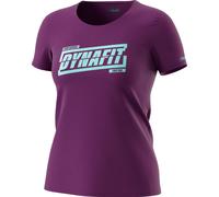 t-shirt DYNAFIT GRAPHIC CO W S/S TEE (royal purple/TABLOID) Femme M (44/38)
