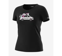 T-shirt Dynafit Graphic manche courte noir blanc femme - L