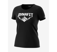 T-shirt Dynafit Graphic manche courte noir logo blanc femme - XS