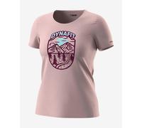 T-shirt Dynafit Graphic manche courte rose clair grenat femme - M