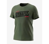 T-shirt Dynafit Graphic manche courte vert kaki noir - L