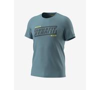 T-shirt Dynafit Graphic manches courtes bleu acier - XXL