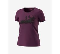 T-shirt Dynafit Graphic manches courtes violet pour femme - S