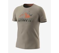 T-shirt Dynafit Transalper Graphic manche courte marron clair orange - XXL