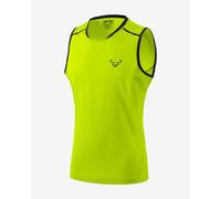 T-shirt Dynafit Vert 2.0 sans manches jaune fluo - L