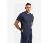 T-shirt EA7 Logo Contraste Rayé manches courtes bleu marine - S
