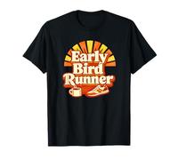 T-Shirt Early Bird Runner Needs Fuel Morning Motivation T-Shirt