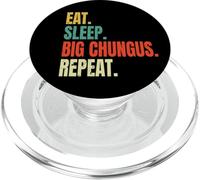 T-Shirt « Eat Sleep Big Chungus Repeat » PopSockets PopGrip pour MagSafe