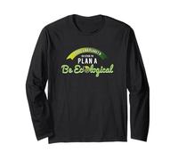 T-Shirt écologique There is No Planet B Stick to Plan A Be Manche Longue