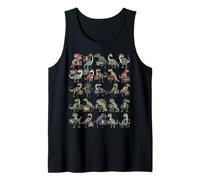 T-Shirt éducatif Alphabet Dinosaures ABC Débardeur