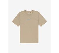 T-shirt Element Simple Logo manche courte beige bleu - XL