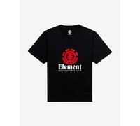 T-shirt Element Vertical manche courte noir rouge - S