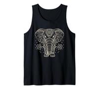 T-Shirt éléphant de Style Mandala, Parfait pour Les Femmes et Les Hommes Débardeur