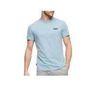 Superdry, T.Shirt Essential Logo EMB Tee, M1011245A, China Blue, M, Man, Adulto