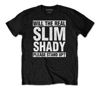 T-shirt - EMINEM - THE REAL SLIM - 100% Coton - Manches courtes - Noir XL