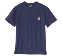 T-shirt en coton avec poche Dearborn pocket - bleu - L CARHARTT