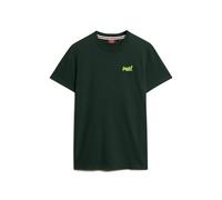 Superdry T-shirt Essential – logo brodé, manches courtes – Vert 2XL Homme