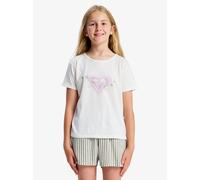 T-shirt en coton biologique fille Roxy Lilyregular Night Blanc 16 ans