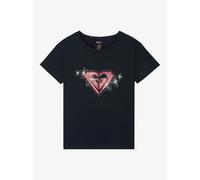 T-shirt en coton biologique fille Roxy Lilyregular Night Noir 4 ans