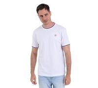 T-shirt en coton chinÃ© Camberabero Blanc 2XL