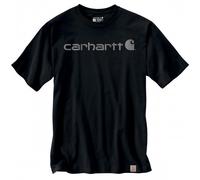 Carhartt – T-shirt Dearborn Relaxed Logo – en coton – Noir/Gris (N21) – Taille S