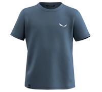 T-shirt en coton enfant Salewa Puez Dry'Ton Bleu 7/8 ans